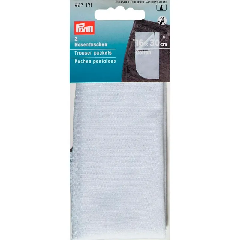 Rinforzi Ferro su ferro Prym Tasche pantaloni - bianco | Risparmio extra
