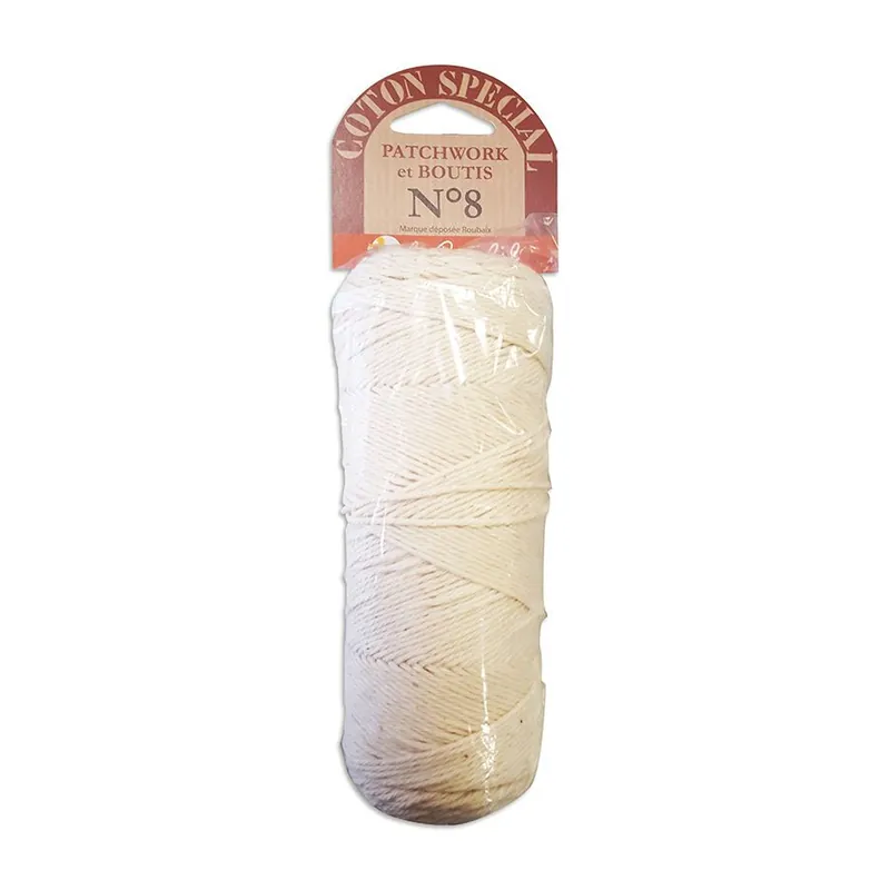 Compra online | Filato per quilting LMC Cotone speciale n°8 naturale