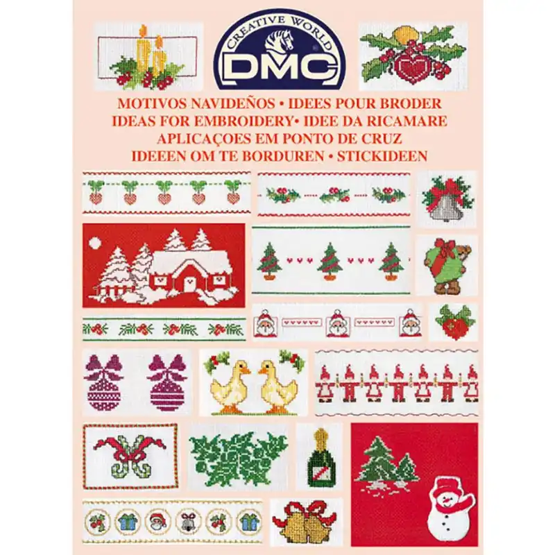 Libro diagrammi DMC Idee da ricamare speciale Natale - Prezzo speciale