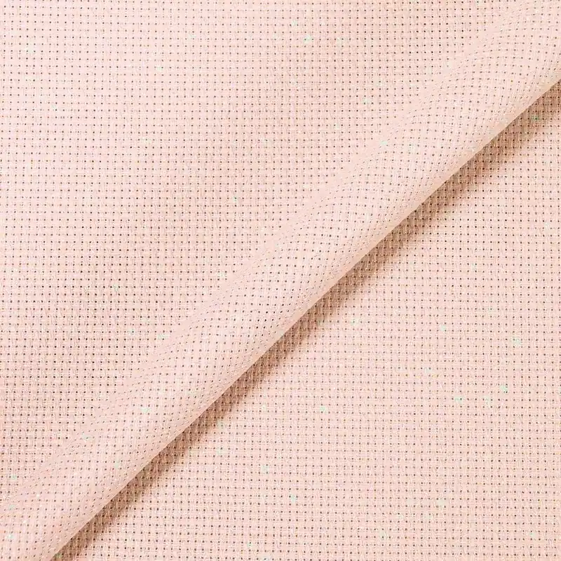 Tela da ricamo DMC Tela Aïda rosa iridescente 5.5 in coupon o al metro | Sconto speciale