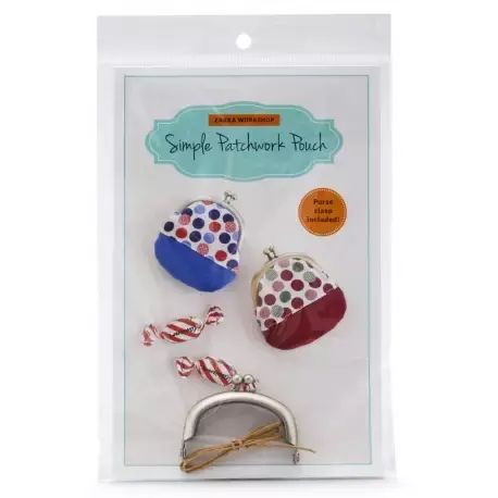 Simple Patchwork Pouch - Cartamodello per realizzare Pouch Patchwork | Outlet