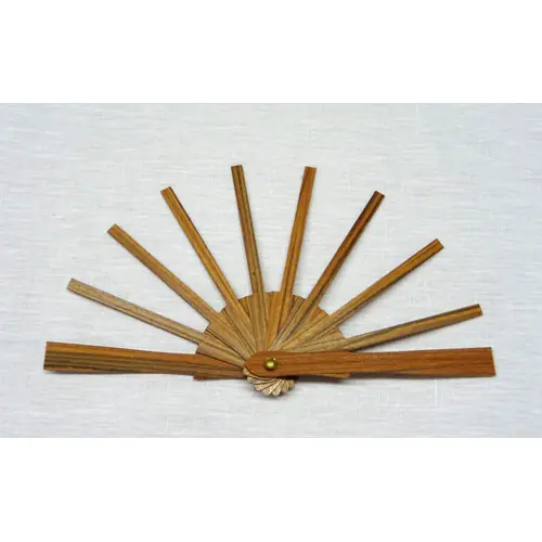 Struttura ventaglio legno, mignon rigato cm 17,5/10 stecche - Offerta imperdibile