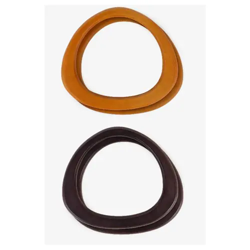 DMC, Manici per borsetta legno, cm 14,5 x 12,5 2 pezzi - Prezzo di fabbrica