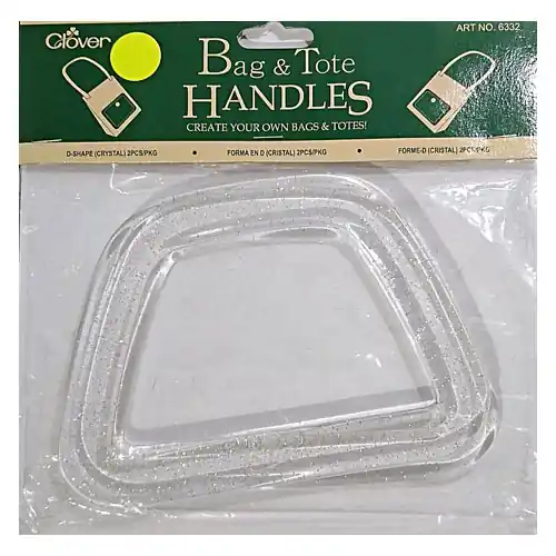 Manici per borsetta clover 6332 cristallo con brillantini - Fino a esaurimento scorte