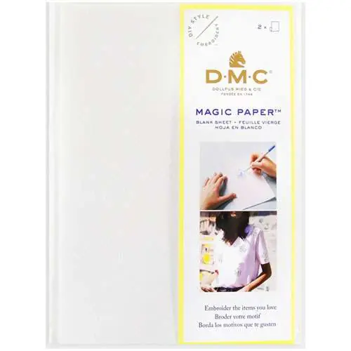 2 fogli magici bianchi, magic paper dmc ,custom by me - Fino a esaurimento scorte