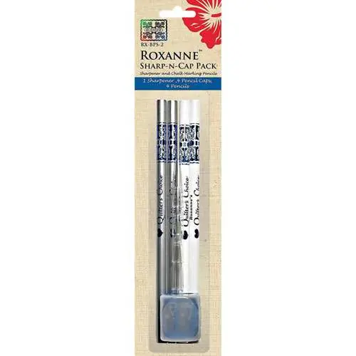 Acquista dal produttore - 4 matite idrosolubili roxane sharp-n-cap pack (2 bianche-2 argento)
