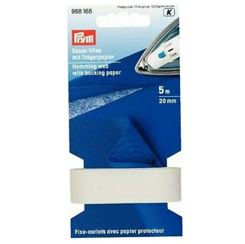 Nastro biadesivo e termoadesivo (da stirare) 20 mm per orli, prym 968168 | Molto richiesto
