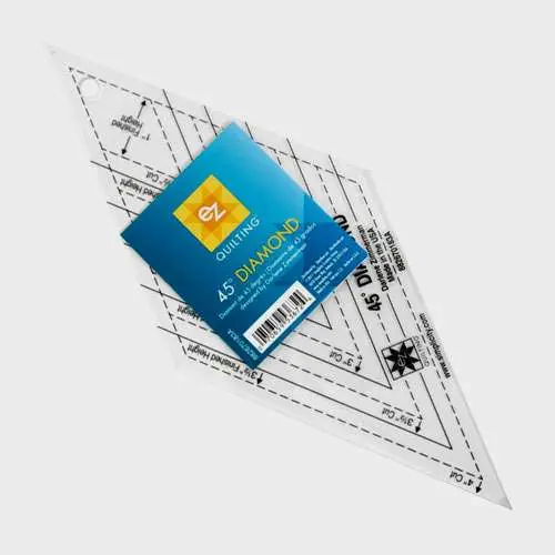 45° diamond ruler, ez quilting - Offerta imperdibile
