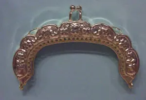 Tra i preferiti - Chiusura per borsetta darice argento cm 9 ultimo pezzo