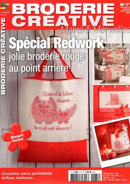 Broderie creative 71, special redwork - Sconto extra