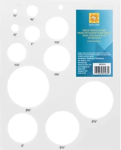 Circles template sheet - Offerta esclusiva