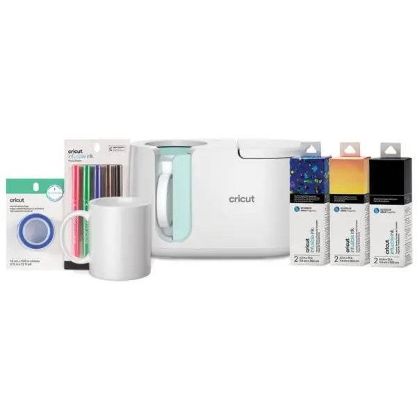 Affrettati - Cricut Mug Press STARTER BUNDLE KIT - Pressa a caldo per stampa su tazze